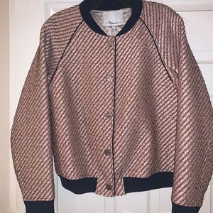 COPY - 3.1 Phillip Lim Blush Lurex Bomber Jacket